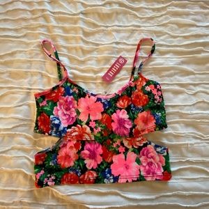 Floral crop top